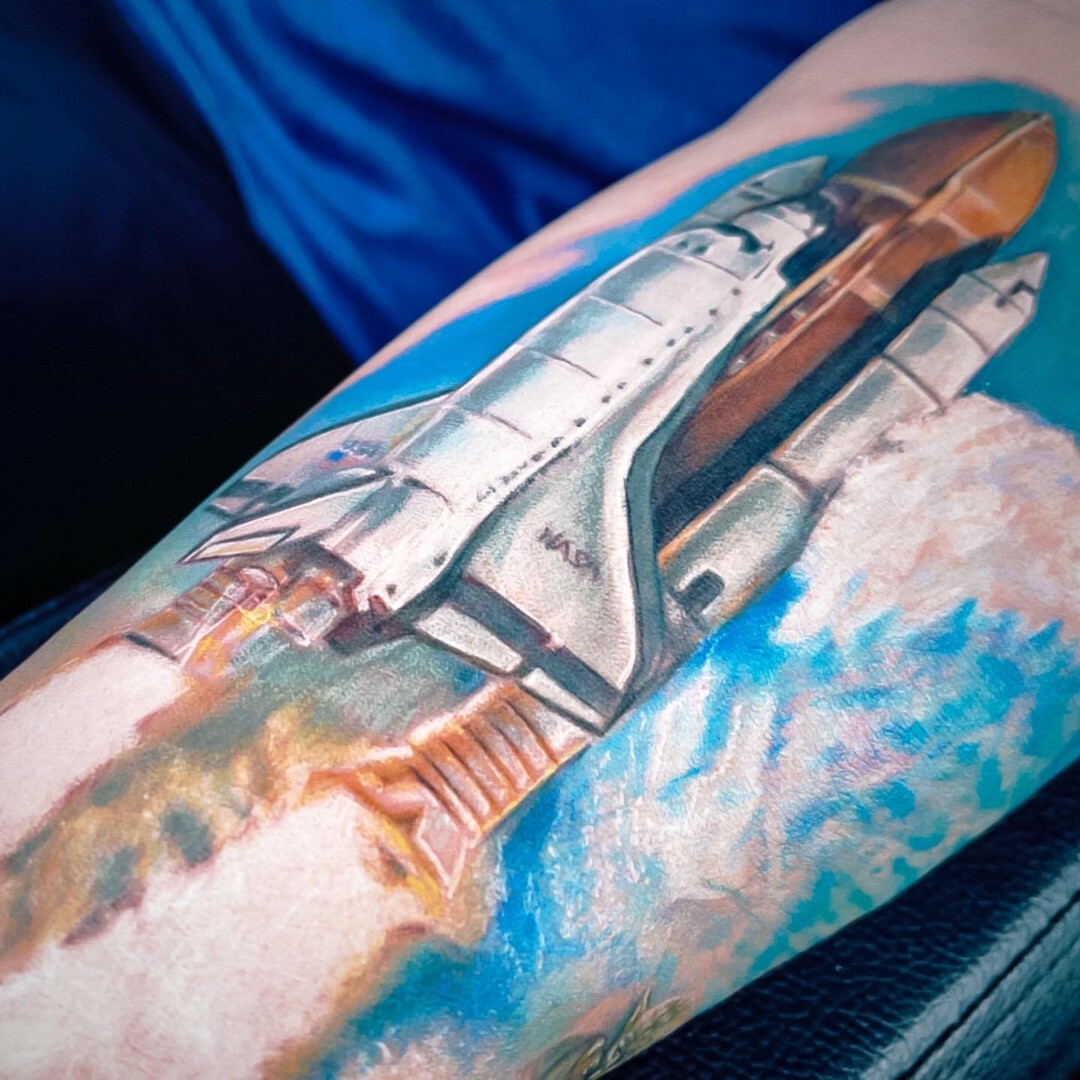 65 Absolutely Mesmerizing Space Tattoos for Men and Women 